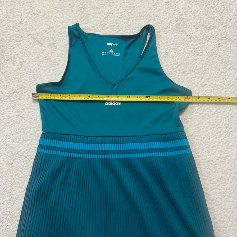 ADIDAS ADIPURE MARIA KIRILENKO TENNIS DRESS Turquoise Size Medium - Picture 6 of 10
